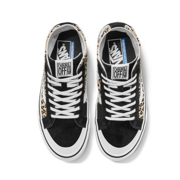 NIB Vans Leopard Print High-Top Sneakers - Picture 4 of 5